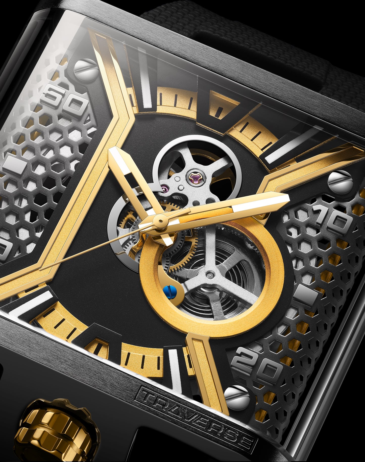 001 TRAVERSE Watch - Blackgold