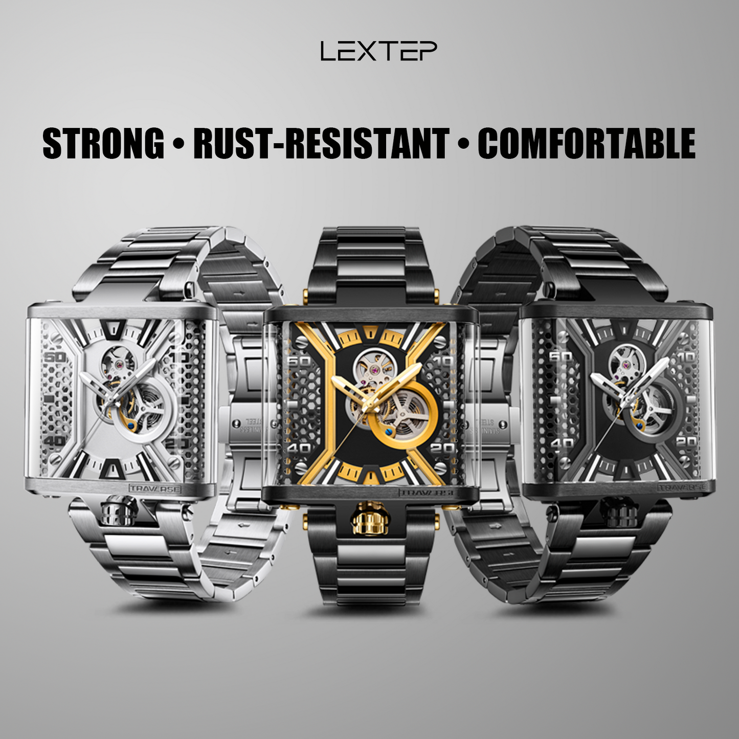 Stainless Steel Strap（Exclusively for TRAVERSE）- Gunmetel