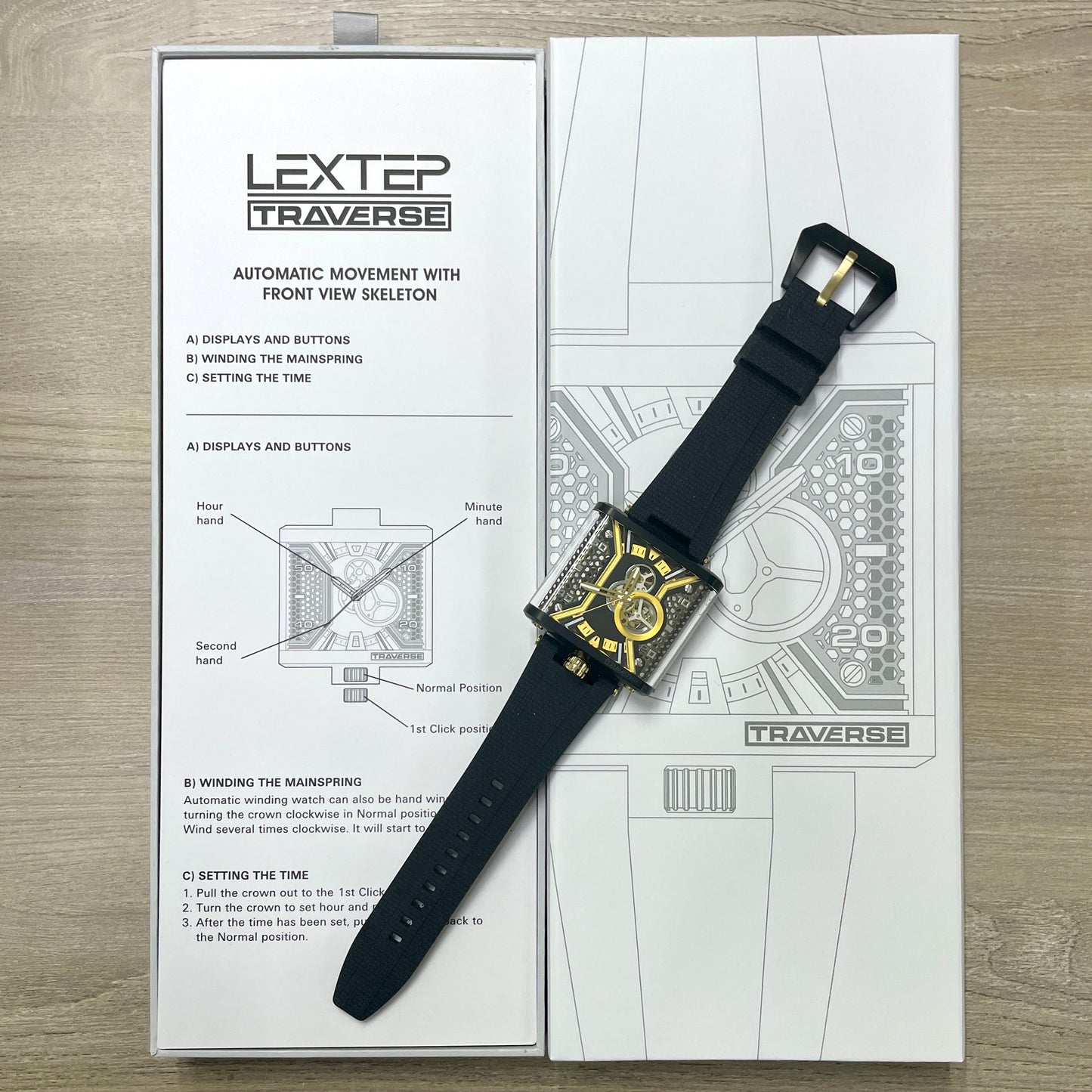 001 TRAVERSE Watch - Blackgold