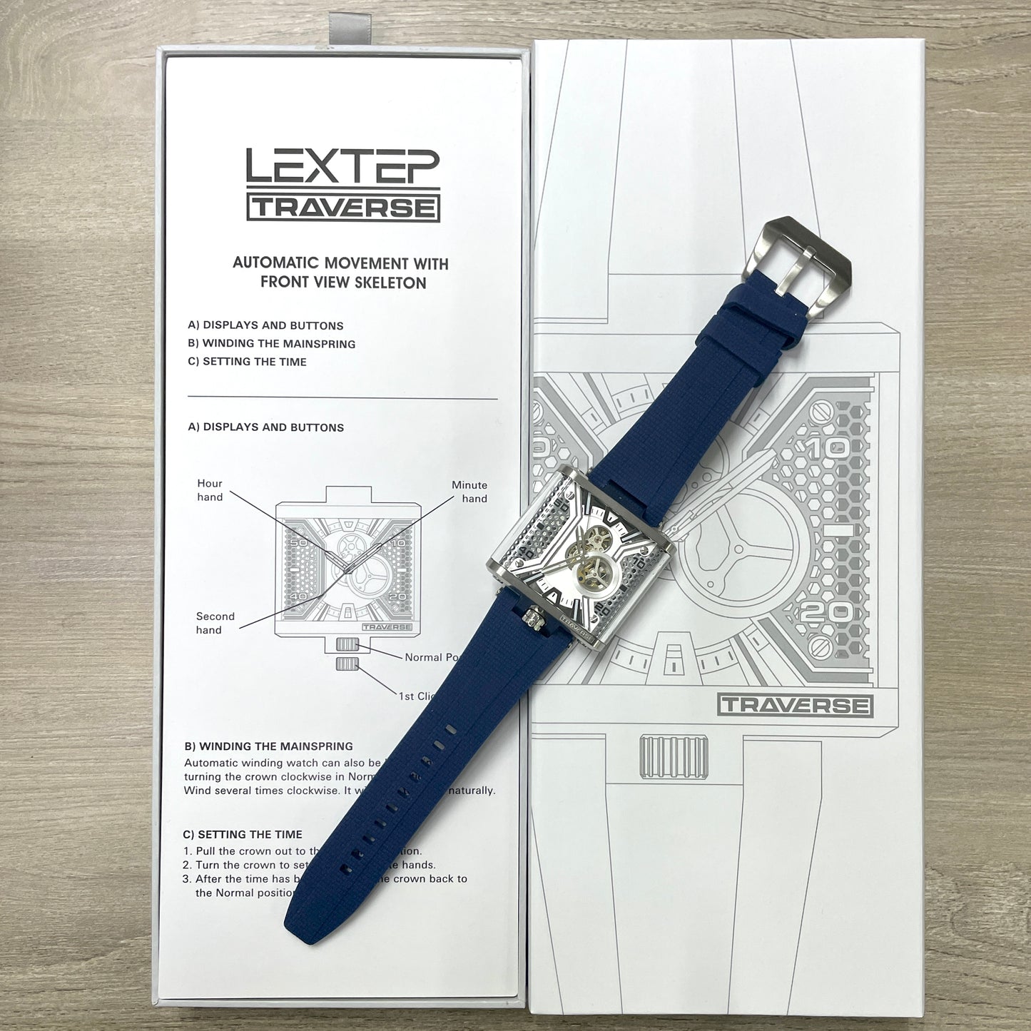 001 TRAVERSE Watch - Silver