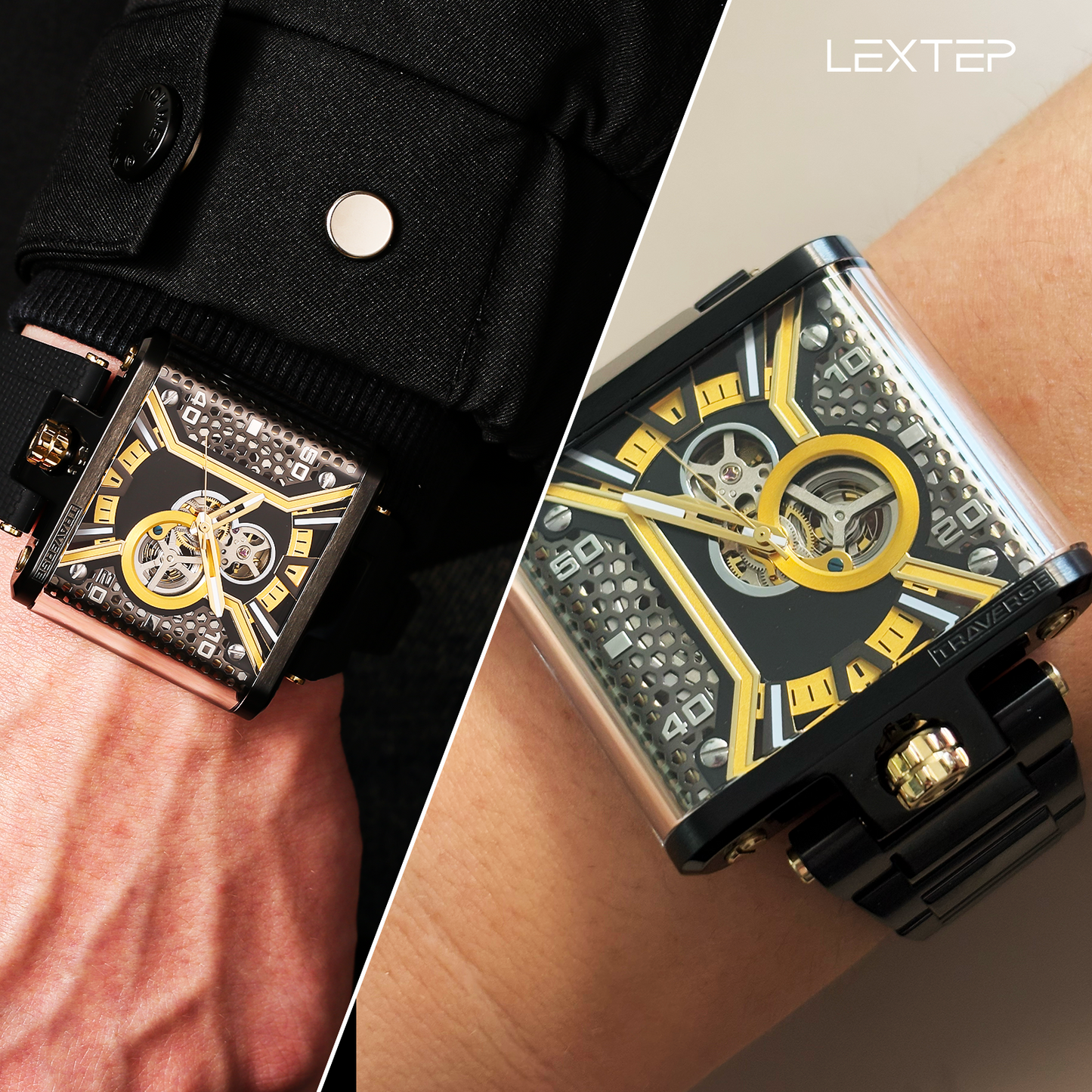 TRAVERSE WATCH(Stainless Steel Strap) - Black